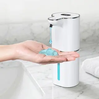 Automatyczny dozownik mydła 380 ml elektryczny biały do łazienki