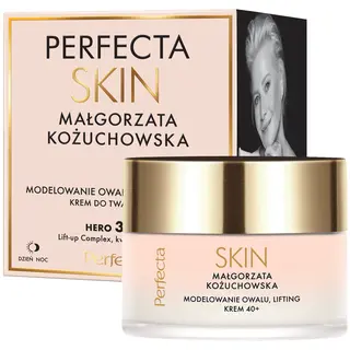 Perfecta Skin Małgorzata Kożuchowska Krem modelująco-liftingujący 40+ z kwasem hialuronowym i peptydami 50 ml