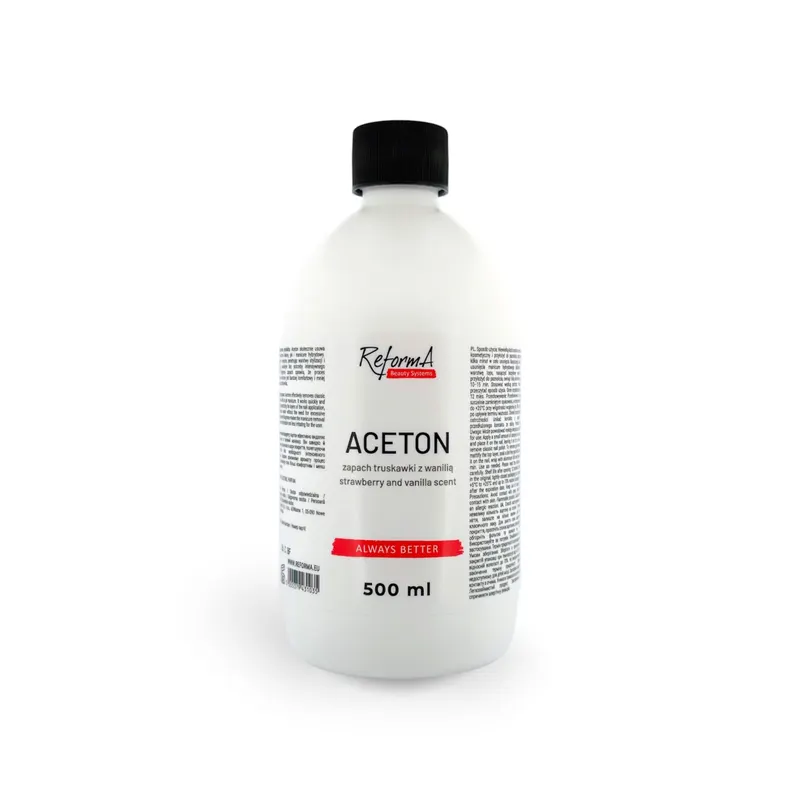 Aceton truskawkowo-waniliowy, 500 ml
