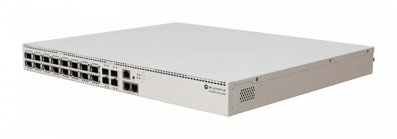 Mikrotik Przełącznik CRS520-4XS-16XQ-RM zarządzalny 16x QSFP28, 4x SFP28, 2x 10GE