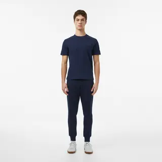 Lacoste Spodnie Dresowe Slim Fit Granatowe Męskie Granatowy
