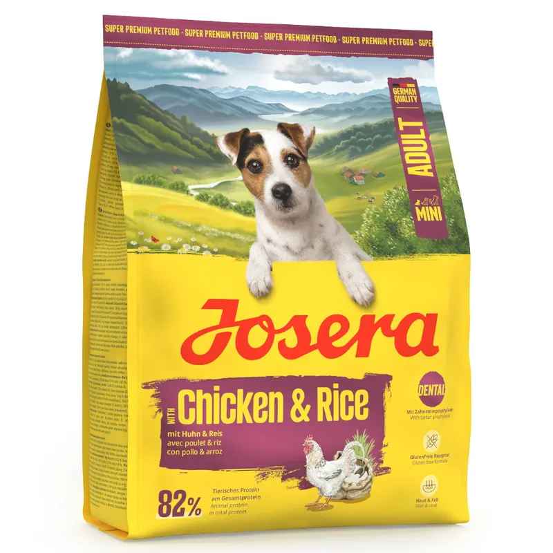 Josera Mini Adult, kurczak i ryż - 900 g