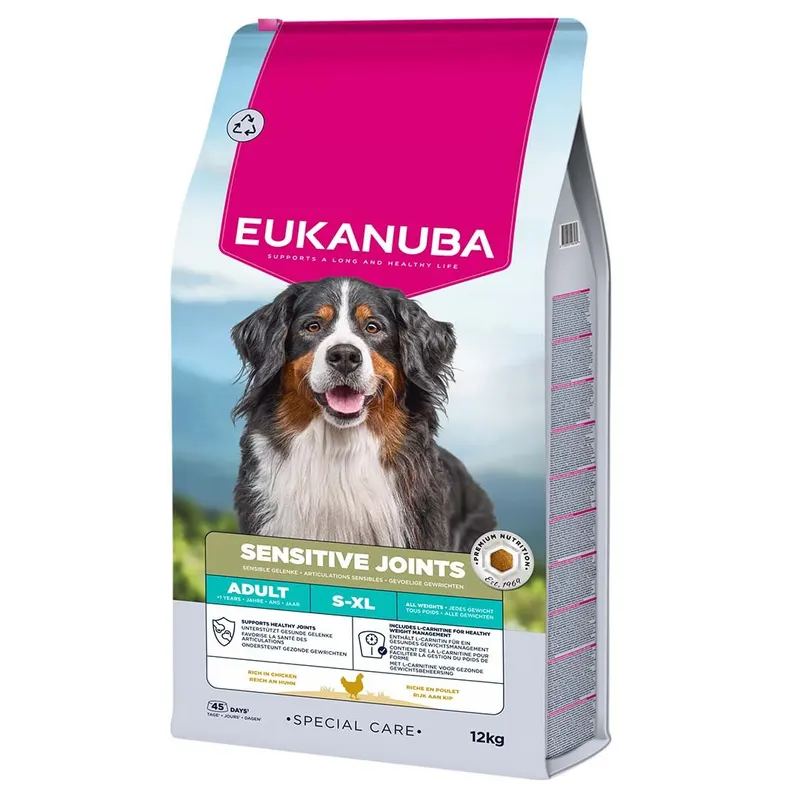 EUKANUBA Special Care Adult Dogs with Sensitive Joints wrażliwe stawy – sucha karma dla psa – 12 kg