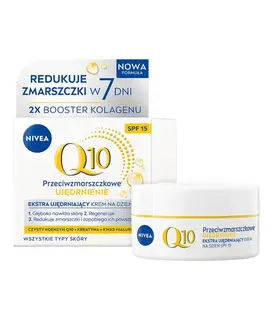 NIVEA Q10 Ujędrnienie Przeciwzmarszczkowy Nawilżający Krem na Dzień SPF15 50ml