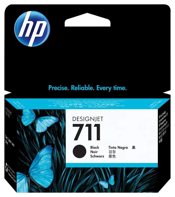 Czarny wkład atramentowy HP 711 DesignJet 38 ml