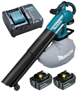 Makita Aku Dmuchawa Odkurzacz 2x5AH DC18WC DUB187Z