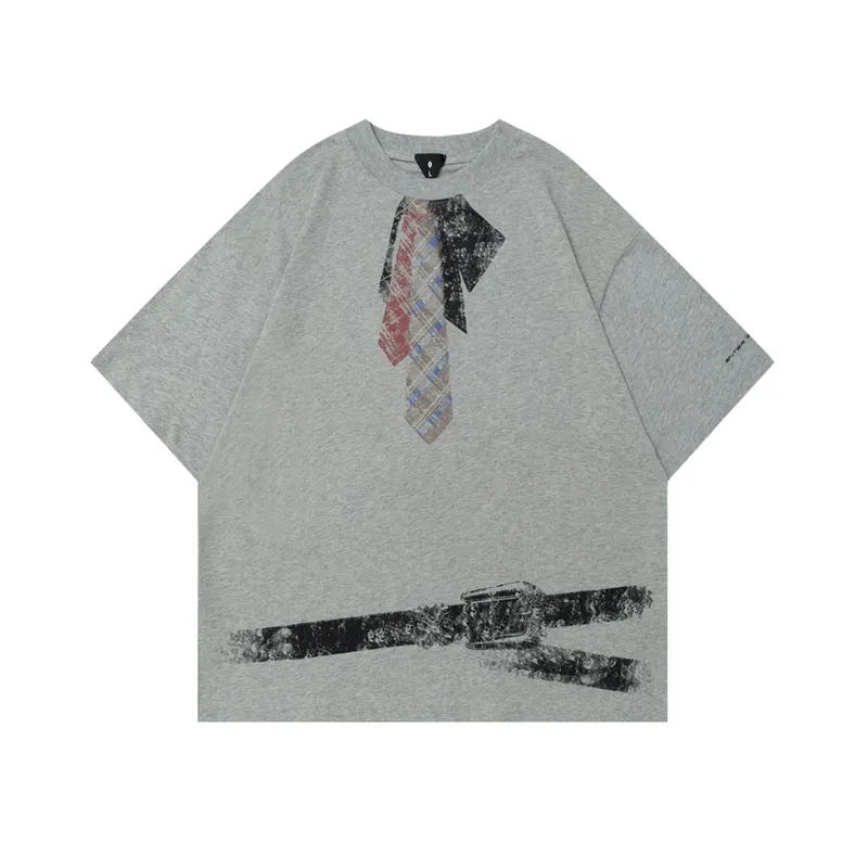 Fashion Print T Shirt Mens Streetwear Hip Hop Y2k Casual Tees Tops Men Oversized Harajuku Vintage Short Sleeve T-Shirts Male