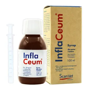 SCANVET InflaCeum - suplementy dla psa i kota - 100ml
