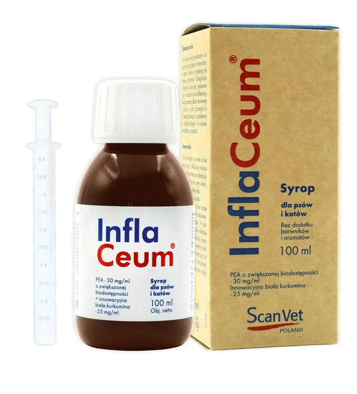 SCANVET InflaCeum - suplementy dla psa i kota - 100ml