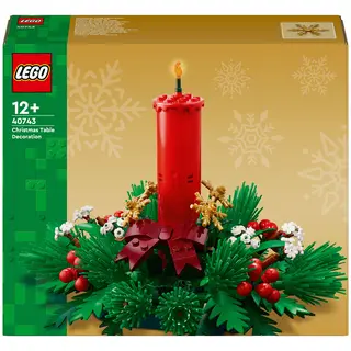 Klocki LEGO Icons Świąteczna dekoracja stołu 40743