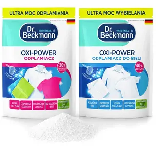 Sól do Odplamiania Dr Beckmann OXI Kolor i Białe Tkaniny 400g + 400g Gratis