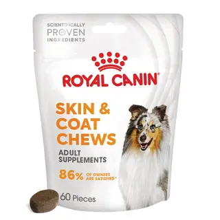 Royal Canin Skin & Coat Adult Supplement Chews - 240 g (60 sztuk)