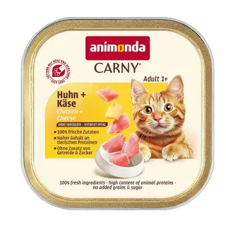 ANIMONDA Carny Adult Kurczak i ser - mokra karma dla kota - 85g