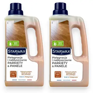 PŁYN DO PIELĘGNACJI I NABŁYSZCZANNIA PODŁÓG PANELI I PARKIETÓW STARWAX X2