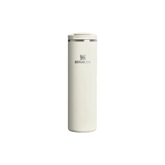 Kubek termiczny Stanley Transit Fliptop Cream Gloss – 470 ml, kremowy