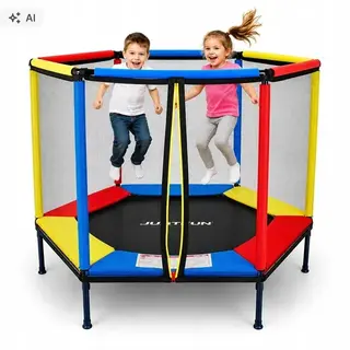 OUTLET-TRAMPOLINA KOJEC DO DOMU I OGRODU 140 MULTICOLOR
