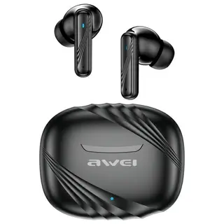 AWEI Słuchawki bluetooth 5.3 TA6 ANC czarne TWS