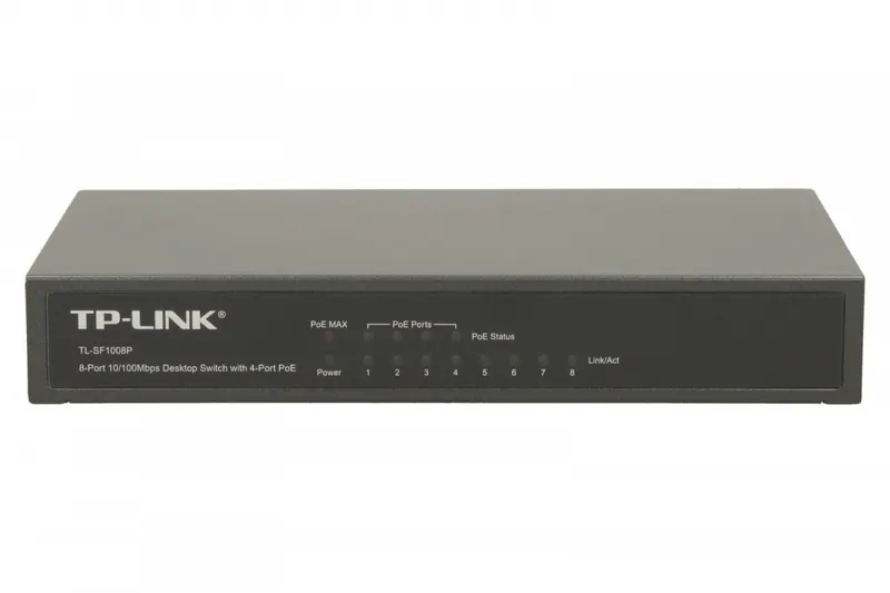 TP-LINK SF1008P switch 8x10/100 PoE Desktop