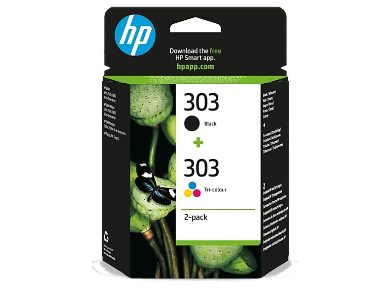 Wkład atramentowy (tusz) HP 303 3YM92AE 2-pack Zestaw (Czarny, Kolorowy)