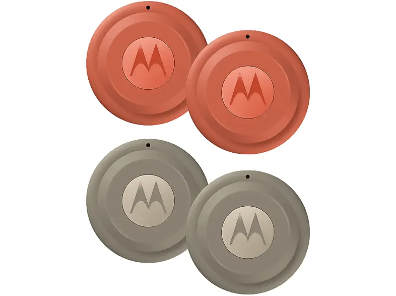 Lokalizator MOTOROLA Moto Tag 2 Brązowy/Szary 4 szt.