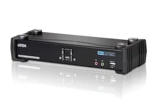 ATEN Przełącznik USB DVI Dual Link / CH7.1 Audio KVMP CS1782A