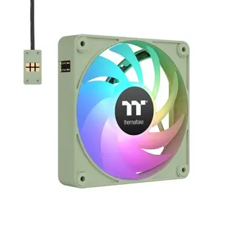 Thermaltake Wentylator - CT120 EX ARGB (3x120mm, PWM, łączenie magnetyczne) Matcha Green