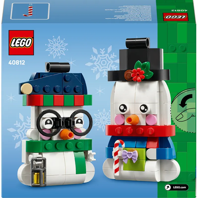 Klocki LEGO Ozdoby z bałwankami 40812