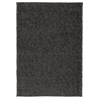 Dywan wełniany STONES | Czarny | Ręcznie tkany