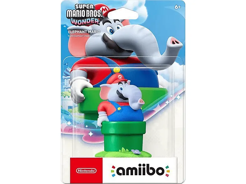 Figurka AMIIBO Super Mario Bros Wonder Elephant Wielokolorowy