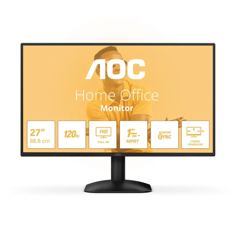 AOC Monitor 27B31H 27 cali IPS 120Hz HDMI VGA