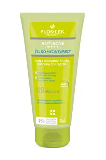 Floslek Pharma Żel do Mycia Twarzy Skóra Mieszana i Tłusta Skłonna do Trądziku 200ml