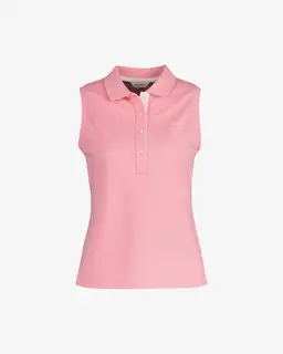 Gant Polo Damska Bez Rękawów Różowa