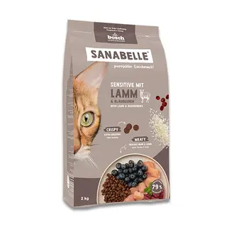 BOSCH Sanabelle Sensitive z jagnięciną - sucha karma dla kota - 2kg