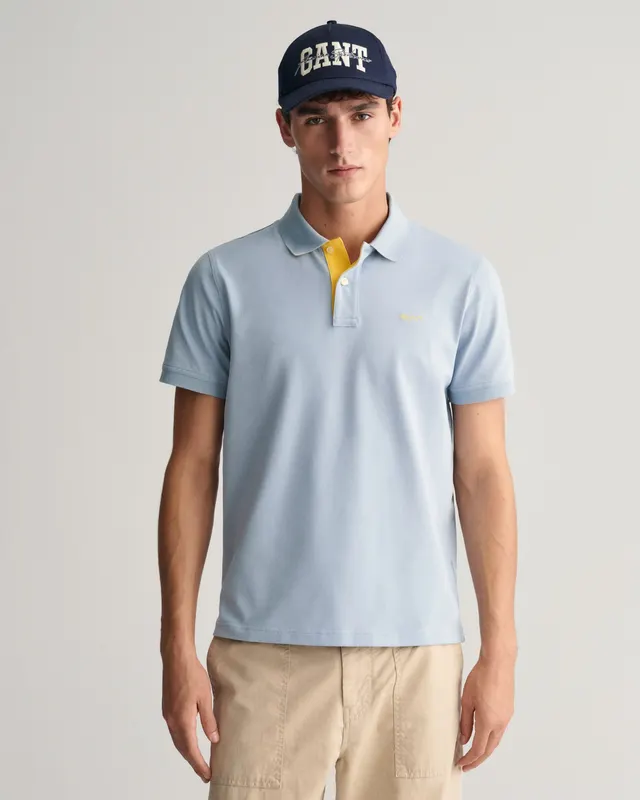 Gant Koszulka Polo Contrast Z Bawełnianej Piki