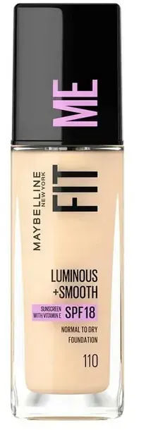 Podkład Rozświetlający Z Wit.E Spf18 Maybelline Fit Me Luminous Smooth 110