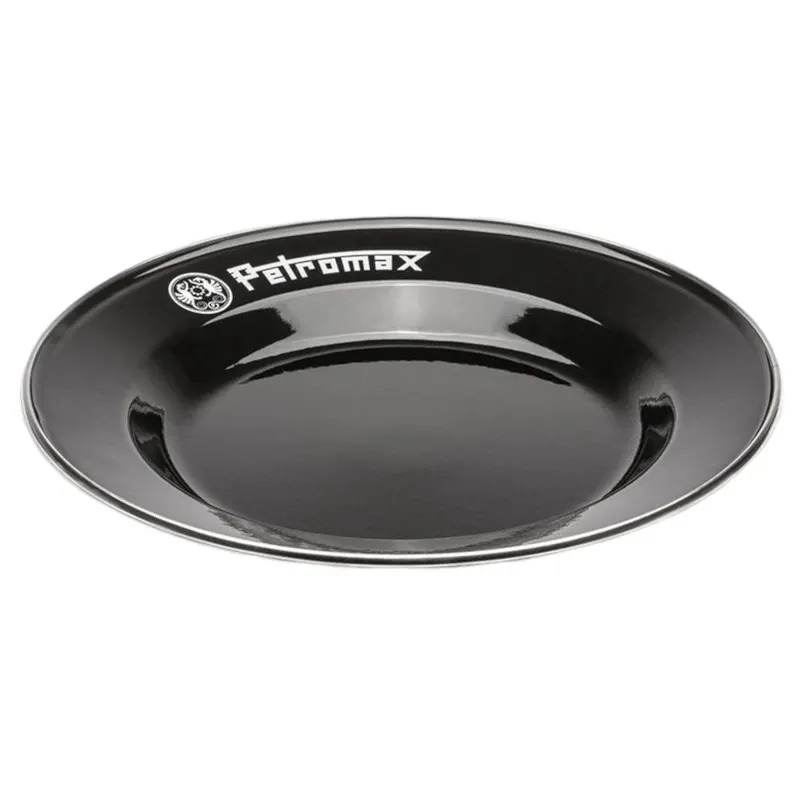 Petromax Enamel Plates, Talerze, Czarny