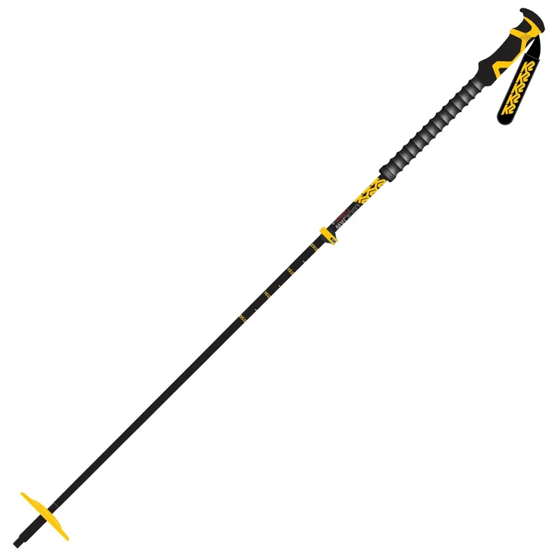K2 Lockjaw Carbon Plus, kijki narciarskie, czarny