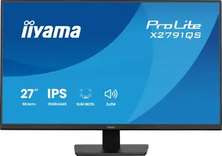 IIYAMA Monitor 27 cali X2791QS-B1 IPS, QHD, 120Hz, HDMI, DP, 2xUSB, 1500:1, 350cd, 2x2W, cienka ramka z 4 stron