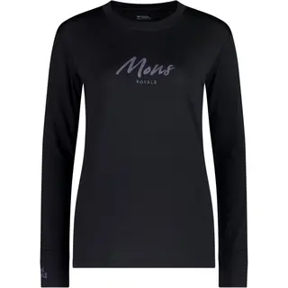 Mons Royale Yotei Merino Classic Long Sleeve, koszulka termoaktywna, damska, czarna