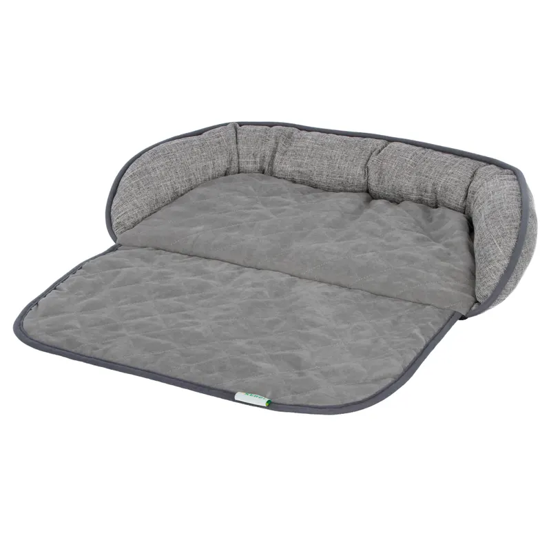 Kerbl Pet poduszka na kanapę Emalia, szara - Dł. x szer. x wys.: 98 x 66 x 12 cm