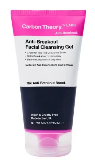 Carbon Theory Anti-Breakout Żel do Mycia Twarzy 150ml