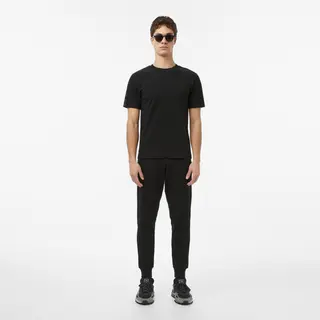 Lacoste Spodnie Dresowe Slim Fit Czarne Męskie Czarny