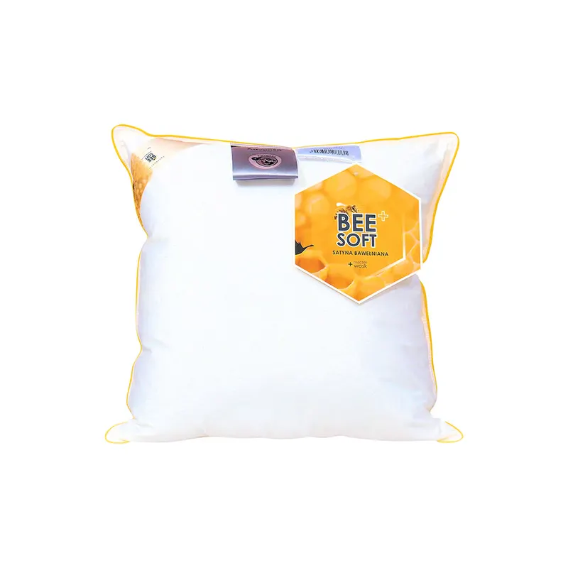 Poduszka Bee Soft Satyna Bawełniana AMZ | 50x60 cm | pikowana włókno poliestrowe DACRON Infinity