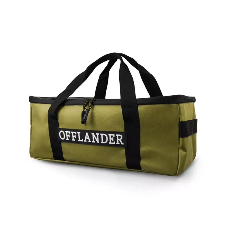 Torba zamykana z przezroczystą górą Offlander PVC 14 l - khaki