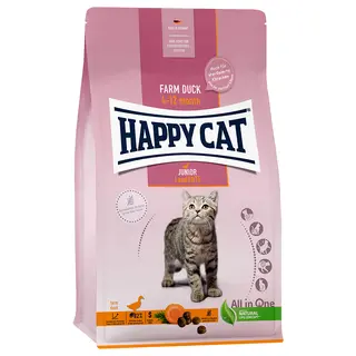 Happy Cat Supreme Junior, kaczka wiejska - 1,3 kg
