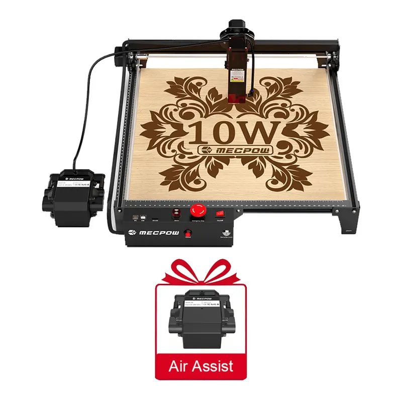 Grawer laserowy Mecpow X3 Pro 10W z zestawem Air Aissit