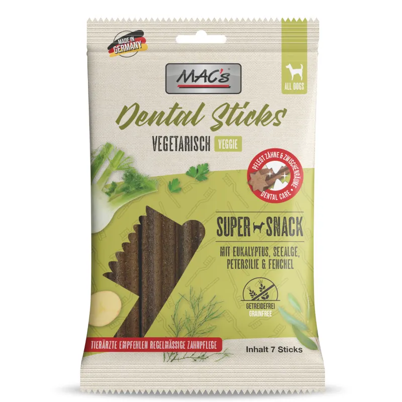 MAC's Dental Sticks dla psów - Wegetariańskie