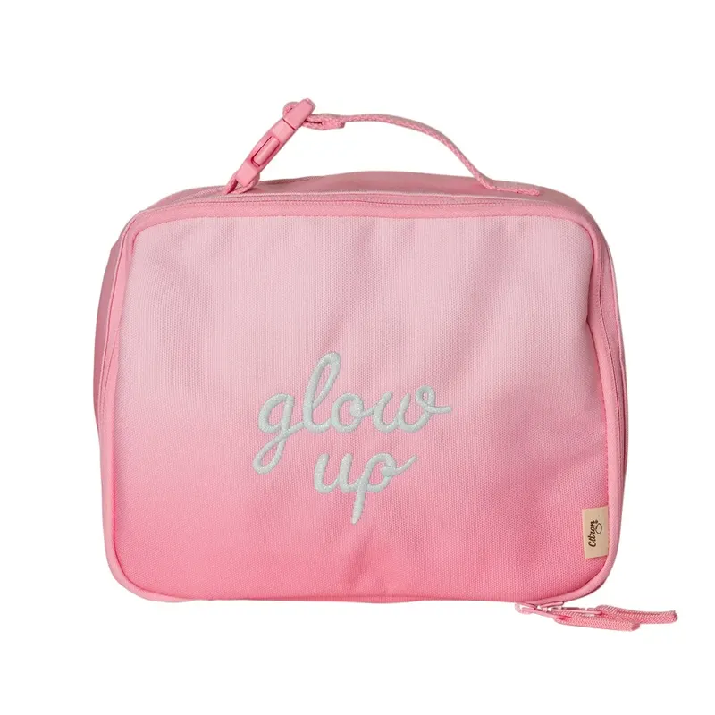 Kwadratowa torba na lunch Glow Up Pink Różowy One size