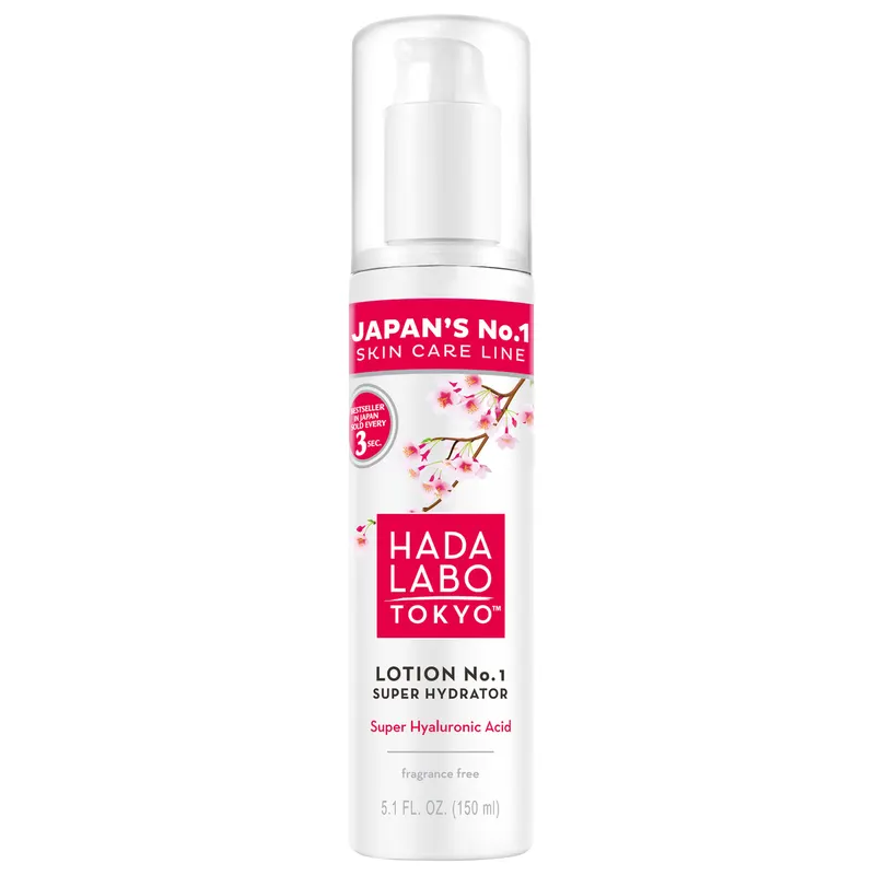 Hada Labo Tokyo White No.1 Super Hydrator nawilżający lotion do twarzy z 3 formami kwasu hialuronowego i Super Hyaluronic Acid™ 150 ml