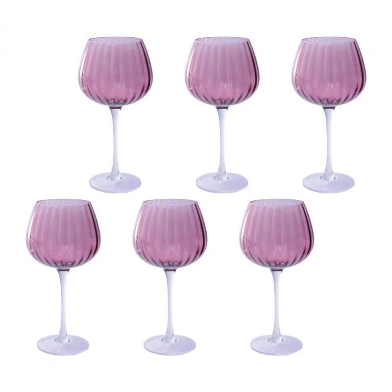 Rose&tulipani prismia zestaw 6 kieliszków 460 ml